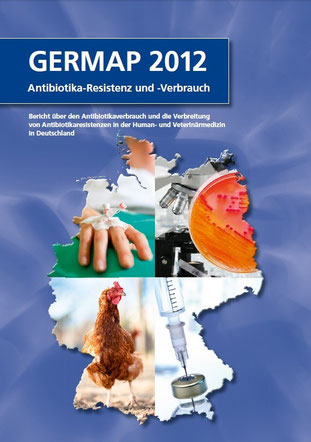 Cover: GERMAP 2012 – Antibiotika-Resistenz und -Verbrauch