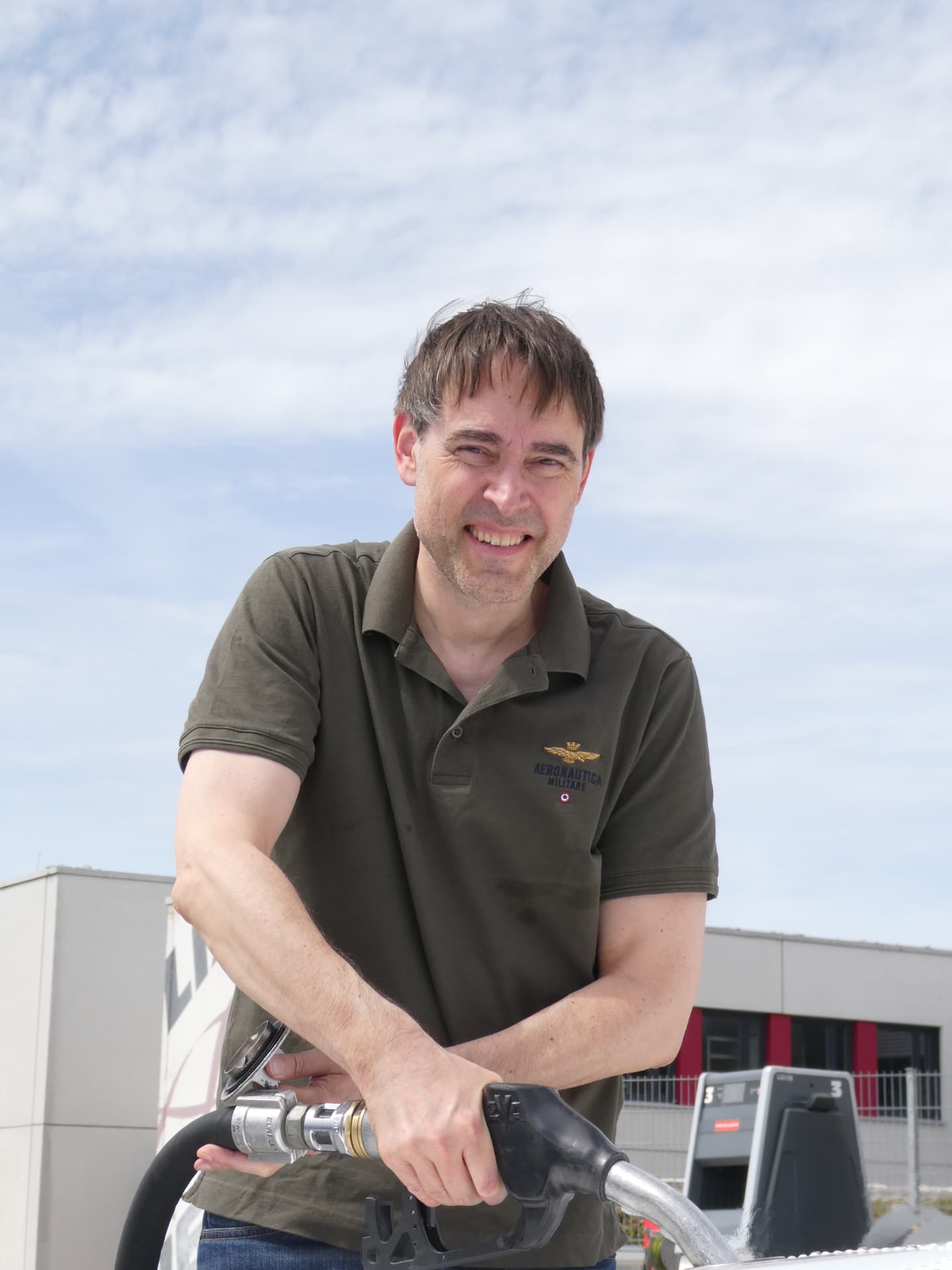 Matthias Imöhl beim Fliegen