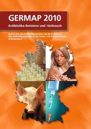 Cover: GERMAP 2010 – Antibiotika-Resistenz und -Verbrauch